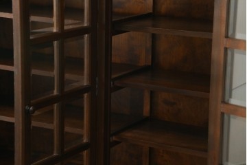 【SY様ご決済用】中古　松本民芸家具　和モダンな佇まいが美しいG-III型面取り食器棚　定価約83万円　(R-055850)