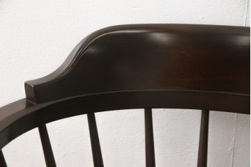 中古　美品　松本民芸家具　カフェ風インテリアにオススメのキャプテンチェア(アームチェア、板座チェア、ダイニングチェア)(R-055852)