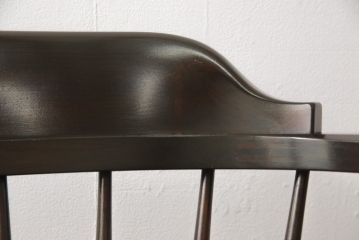 中古　美品　松本民芸家具　カフェ風インテリアにオススメのキャプテンチェア(アームチェア、板座チェア、ダイニングチェア)(R-055852)
