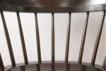 中古　美品　松本民芸家具　カフェ風インテリアにオススメのキャプテンチェア(アームチェア、板座チェア、ダイニングチェア)(R-055852)