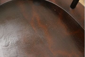 中古　美品　松本民芸家具　カフェ風インテリアにオススメのキャプテンチェア(アームチェア、板座チェア、ダイニングチェア)(R-055852)