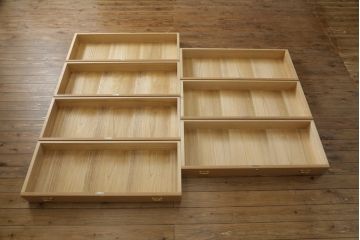 中古　美品　伝統工芸品　高級感ある佇まいの名古屋総桐箪笥(定価約100万円)(並厚、四方丸)(桐たんす、衣装箪笥、和タンス)(R-055857)