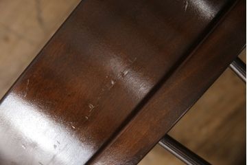 中古　美品　松本民芸家具　#91型　落ち着きのある大人カフェ風インテリアが叶うキャプテンチェア(アームチェア、板座チェア、椅子、ダイニングチェア)(R-055896)