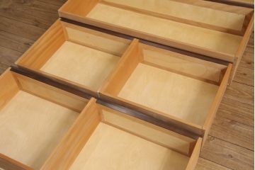 中古　松本民芸家具　高山式　507型 和モダンな空間におすすめの金具付きタンス(衣装箪笥、収納たんす、引き出し、チェスト)(R-055898)