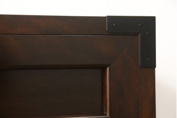 中古　松本民芸家具　高山式　507型 和モダンな空間におすすめの金具付きタンス(衣装箪笥、収納たんす、引き出し、チェスト)(R-055898)