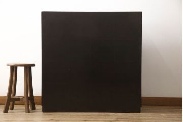 中古　美品　民芸城山　重厚な雰囲気漂う高級品の一閑張りチェスト(一貫張り、衣装箪笥、収納タンス、たんす、引き出し)(R-055901)