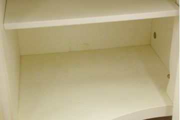 中古　美品　SILIK(シリック)　ロココ調　きらびやかな装飾に目を奪われるキャビネット(定価約250万円)(キュリオケース、飾り棚、収納棚、店舗什器)(R-055918)