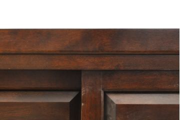 中古　松本民芸家具　脚か台輪を付けてリメイク!シックで上品な佇まいのリビングボード(テレビ台、ローボード、テレビボード)(R-055923)