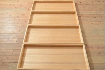 中古　美品　伝統工芸　衣装盆に至るまで凝ったつくりが魅力的な高級品!名古屋総桐箪笥(並厚、四方丸)(桐たんす、着物箪笥、衣装タンス、バラ売り可能)(R-055924)