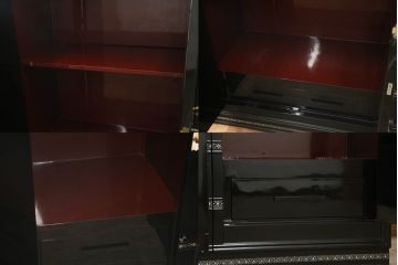中古　美品　最高級品　組立て式　希少!豪華絢爛な装飾が存在感を放つ螺鈿細工のワードローブ(衣装タンス、収納棚、洋服タンス)(定価約500万円)(R-055928)