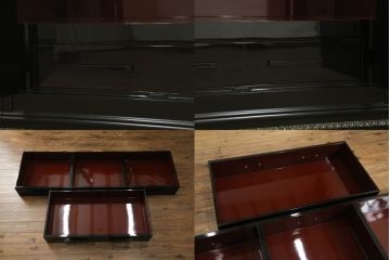 中古　美品　最高級品　組立て式　希少!豪華絢爛な装飾が存在感を放つ螺鈿細工のワードローブ(衣装タンス、収納棚、洋服タンス)(定価約500万円)(R-055928)