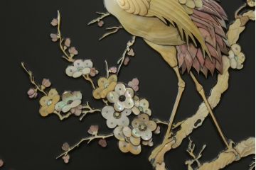 中古　美品　最高級品　組立て式　希少!豪華絢爛な装飾が存在感を放つ螺鈿細工のワードローブ(衣装タンス、収納棚、洋服タンス)(定価約500万円)(R-055928)