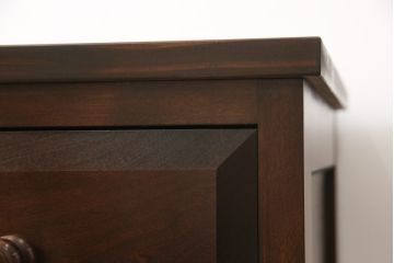 中古　松本民芸家具　天板リメイク　和・洋問わずに取り入れやすいシンプルなローチェスト(ローボード、テレビ台、衣装箪笥、整理箪笥、引き出し)(R-055929)