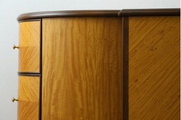 中古　アメリカ高級家具　モダンなデザインが目を引くカウンターテーブル　(R-055932)