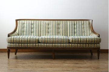中古　DREXEL HERITAGE(ドレクセルヘリテイジ)　Upholstery(アップホルスタリー)　ワンランク上の上質なお部屋作りにぴったりの3人掛けソファ(アームソファ、3P)(R-055934)
