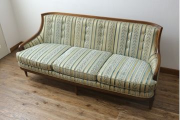 中古　DREXEL HERITAGE(ドレクセルヘリテイジ)　Upholstery(アップホルスタリー)　ワンランク上の上質なお部屋作りにぴったりの3人掛けソファ(アームソファ、3P)(R-055934)