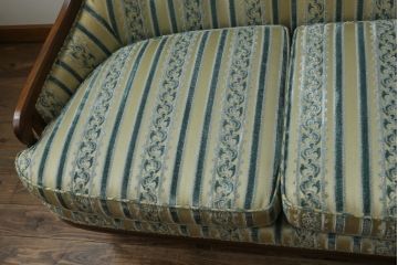 中古　DREXEL HERITAGE(ドレクセルヘリテイジ)　Upholstery(アップホルスタリー)　ワンランク上の上質なお部屋作りにぴったりの3人掛けソファ(アームソファ、3P)(R-055934)
