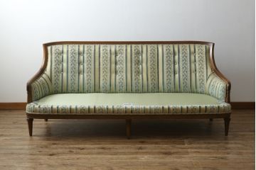 中古　DREXEL HERITAGE(ドレクセルヘリテイジ)　Upholstery(アップホルスタリー)　ワンランク上の上質なお部屋作りにぴったりの3人掛けソファ(アームソファ、3P)(R-055934)