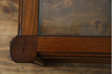 中古　美品　高級ヨーロッパ輸入家具　マホガニー材　サイドテーブル　定価約18万円　(R-055939)