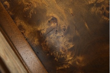 中古　美品　高級ヨーロッパ輸入家具　マホガニー材　サイドテーブル　定価約18万円　(R-055939)