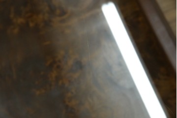 中古　美品　高級ヨーロッパ輸入家具　マホガニー材　サイドテーブル　定価約18万円　(R-055939)