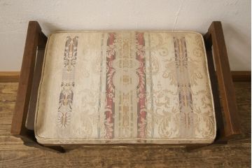 中古　DREXEL HERITAGE(ドレクセルヘリテイジ)　直線的なフォルムが美しいスツール(オットマン)(R-055942)