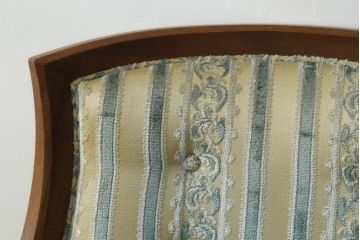 中古　美品　DREXEL HERITAGE(ドレクセルヘリテイジ)　温かみある色合いがかわいらしい1人掛けソファ+オットマンセット(一人掛け、アームチェア)(R-055943)