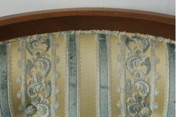 中古　美品　DREXEL HERITAGE(ドレクセルヘリテイジ)　温かみある色合いがかわいらしい1人掛けソファ+オットマンセット(一人掛け、アームチェア)(R-055943)