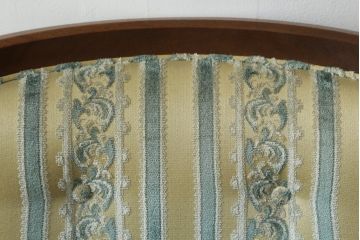中古　美品　DREXEL HERITAGE(ドレクセルヘリテイジ)　上品な佇まいが魅力的な1人掛けソファ+オットマンセット(一人掛け、アームチェア)(R-055944)