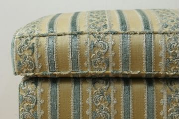 中古　美品　DREXEL HERITAGE(ドレクセルヘリテイジ)　上品な佇まいが魅力的な1人掛けソファ+オットマンセット(一人掛け、アームチェア)(R-055944)