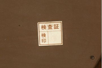 中古　美品　DREXEL HERITAGE(ドレクセルヘリテイジ)　Touraine(ツーレイン)　マホガニー材　凝ったつくりのウォールミラー(壁掛け鏡)(R-055961)