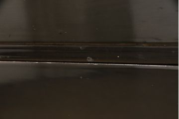 上手物!　和製アンティーク　美品　総桐　黒漆と金具の細工にこだわりを感じる庄内箪笥(引き出し、和タンス、収納箪笥、桐たんす)(R-055970)