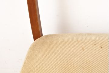 希少!ビンテージモビリア　イタリア　チーク材製のモダンなダイニングチェア2脚セット(椅子、イス、ヴィンテージ)(R-055992)