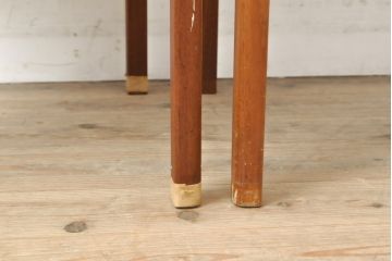 希少!ビンテージモビリア　イタリア　チーク材製のモダンなダイニングチェア2脚セット(椅子、イス、ヴィンテージ)(R-055992)
