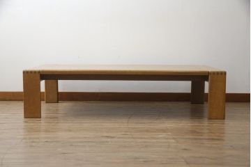中古　CONDE HOUSE(カンディハウス)　BOLS(ボルス)　和洋どちらにも合わせやすいセンターテーブル(リビングテーブル、ローテーブル、座卓)(R-055996)