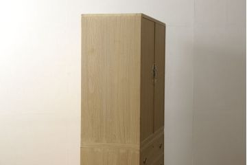 中古　美品　品のある佇まいが魅力的な国産高級総桐箪笥(胴厚)(着物箪笥、衣装箪笥、桐たんす)(R-056011)