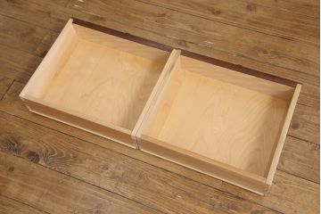 中古　美品　松本民芸家具　天板リメイク　落ち着いた色合いが和モダンなお部屋づくりにピッタリなサイドボード(戸棚、収納棚、キャビネット)(R-056012)
