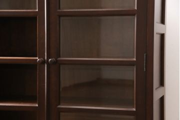 中古　松本民芸家具　脚か台輪を取り付けてリメイク!小ぶりなサイドボード(キャビネット、本箱、戸棚、収納棚)(R-056013)