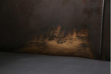 ロイズ・アンティークス　本革製　クラシカルなヴィンテージスタイルにおすすめ!3人掛けレザーソファ(3Pソファ、アームソファ)(定価約65万円)(R-056017)