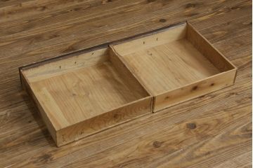 和製アンティーク　昭和初期　栓材　味のあるレトロな佇まいがお洒落な平机(サイドテーブル、コンソールテーブル、作業台、ワークデスク、在宅用、在宅ワーク用、花台、飾り台)(R-056020)