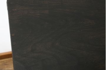 和製アンティーク　昭和初期　栓材　味のあるレトロな佇まいがお洒落な平机(サイドテーブル、コンソールテーブル、作業台、ワークデスク、在宅用、在宅ワーク用、花台、飾り台)(R-056020)