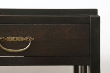 和製アンティーク　昭和初期　栓材　味のあるレトロな佇まいがお洒落な平机(サイドテーブル、コンソールテーブル、作業台、ワークデスク、在宅用、在宅ワーク用、花台、飾り台)(R-056020)