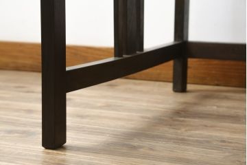 和製アンティーク　昭和初期　栓材　味のあるレトロな佇まいがお洒落な平机(サイドテーブル、コンソールテーブル、作業台、ワークデスク、在宅用、在宅ワーク用、花台、飾り台)(R-056020)