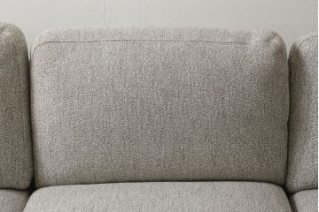 中古　展示美品　2019年8月購入　エスティック　フォルマックス(formax)　パンナ(PANNA)　フェザー　ナチュラルな空間づくりにおすすめの2P片肘ソファ(右)+片肘ロングシートソファ(左)セット(二人掛けソファ、カウチソファ、ロングソファ)(定価約86万8千円)(R-056023)