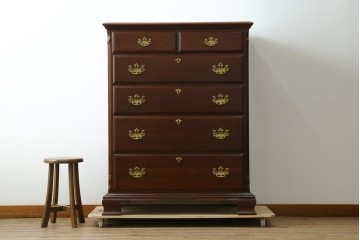 中古　美品　ペンシルバニアハウス(PENNSYLVANIA HOUSE)　品のある佇まいが美しいクラシックチェスト　(R-056024)