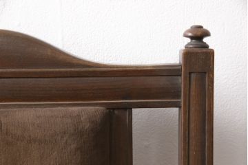 和製アンティーク　大正ロマンな雰囲気香る上質なアームチェア(椅子、イス、ダイニングチェア)(R-056026)