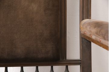和製アンティーク　大正ロマンな雰囲気香る上質なアームチェア(椅子、イス、ダイニングチェア)(R-056026)