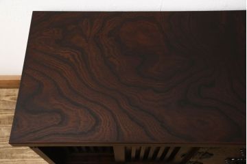 中古　美品　岩谷堂箪笥　迫力ある金具が存在感を放つテレビ台(収納棚、箪笥、和タンス、整理たんす、ローボード)(R-056029)