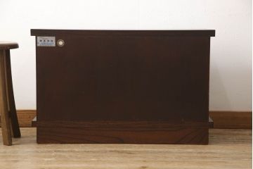 中古　美品　岩谷堂箪笥　迫力ある金具が存在感を放つテレビ台(収納棚、箪笥、和タンス、整理たんす、ローボード)(R-056029)