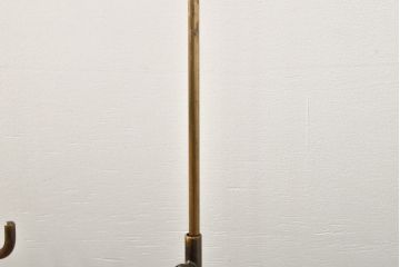 中古　アンティーク調　古美色(こびしょく)　シャビーな風合いがレトロな雰囲気を高めるディスプレイスタンド11台セット(アクセサリースタンド、バックスタンド、かばんスタンド、バックホルダー、鞄掛け、店舗什器)(R-056035)
